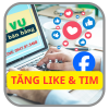 Tăng like & Tim bài đăng facebook